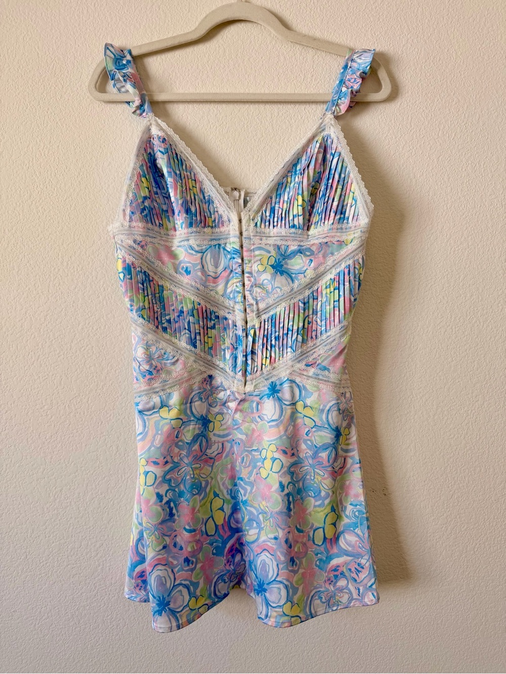 For Love & Lemons Midsummer Pastel Floral Mini 🩵✨